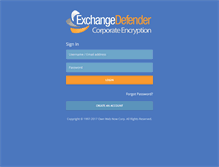 Tablet Screenshot of encryption.exchangedefender.com